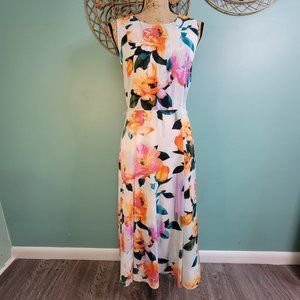 Calvin Klein Midi Fit and Flare Floral Dress
